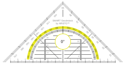 Geodreieck protractor