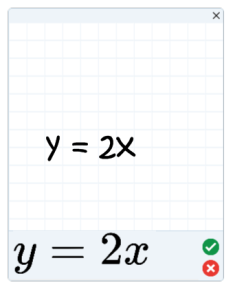 Maths ink editor