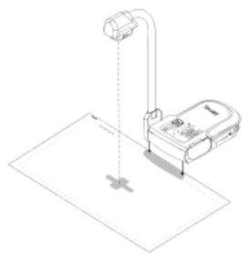 SMART Document Camera sull'area scura del tappeto